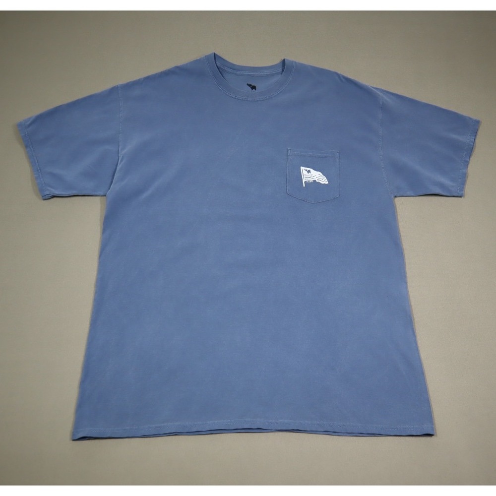 The Southern Gentleman Blue Pocket Tee - The Southern States‎ - Size XL